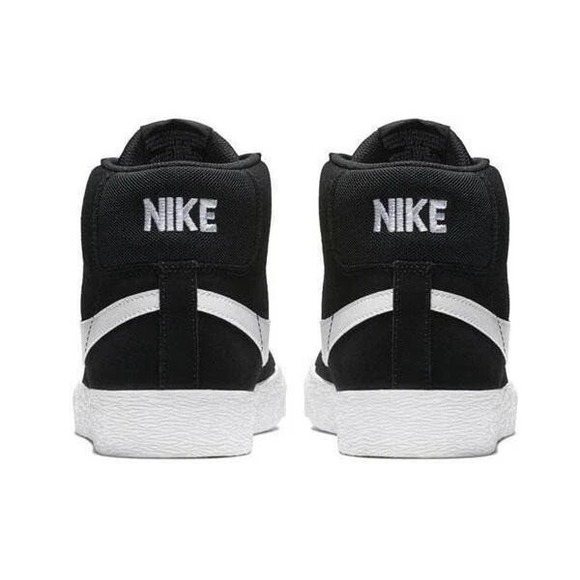 Nike SB Blazer Mid Mens Size 7 Womens 8.5 Skateboarding Shoes Black/White NEW
